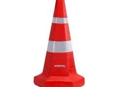 TRAFFIC CONE SHEETAL HEXAGONAL 1000 MM