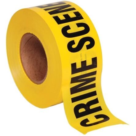 CAUTION TAPE / BARRICADE TAPE- DO NOT CROSS, CRIME SCENE