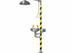 SAFETY SHOWER AND EYE WASH WITH PEDAL
