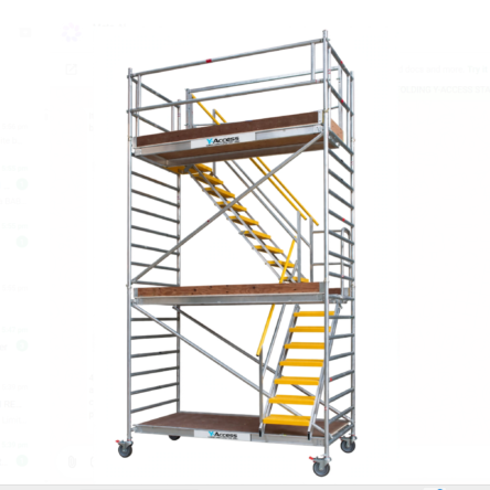 SCUFFOLDING Y-ACCESS STAIRWAY TOWER