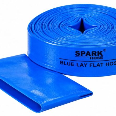 BLUE LAY FLAT HOSE SPARK