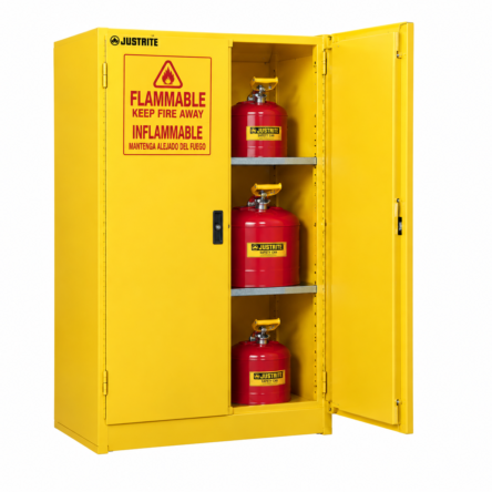 SAFETY CABINENT FLAMMABLE STORAGE KEWAUNEE 45 GALLONS