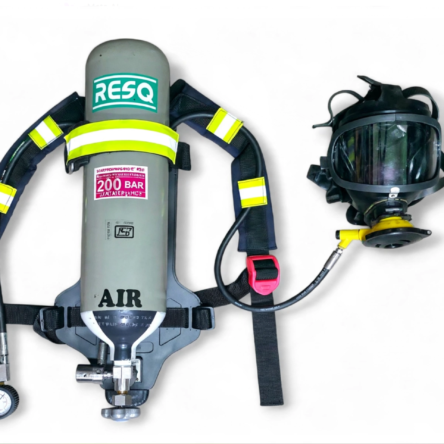 SELF-CONTAINED BREATHING APPARATUS (SCBA) WITH STEEL CYLINDER RESQ DLX-200