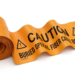 CAUTION TAPE / BARRICADE TAPE- CAUTION BURIED OPETICAL FIBER CABLE BELOW 500 METER