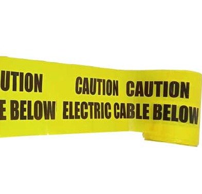 CAUTION TAPE / BARRICADE TAPE- CAUTION ELECTRIC CABLE BELOW